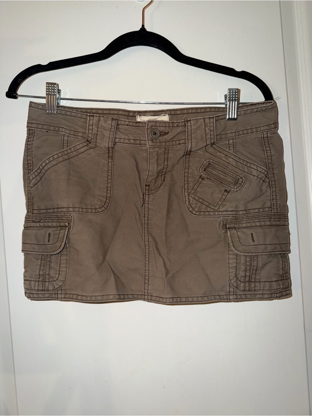 Aeropostale vintage brown cargo skirt